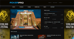 Desktop Screenshot of hr.pokerpro.cc